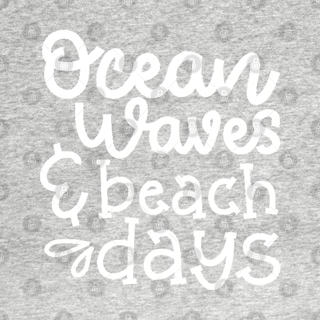 Ocean Waves And Beach Days Vacation Cruise by GlimmerDesigns